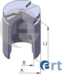 ERT 150948-C - Поршень, корпус скоби гальма autozip.com.ua