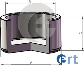ERT 151437-C - Поршень, корпус скоби гальма autozip.com.ua