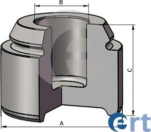 ERT 151563-C - Поршень, корпус скоби гальма autozip.com.ua