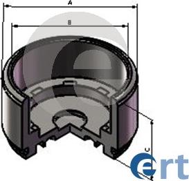 ERT 151503-C - Поршень, корпус скоби гальма autozip.com.ua