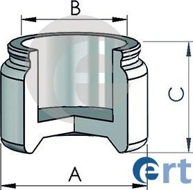 ERT 151066-C - Поршень, корпус скоби гальма autozip.com.ua