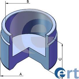 ERT 151031-C - Поршень, корпус скоби гальма autozip.com.ua