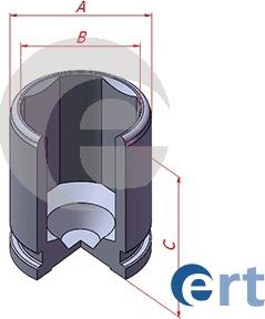ERT 151198-C - Поршень, корпус скоби гальма autozip.com.ua