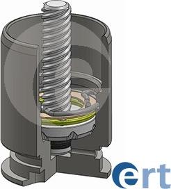 ERT 151181RK - Поршень, корпус скоби гальма autozip.com.ua