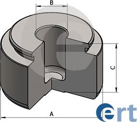 ERT 151860-C - Поршень, корпус скоби гальма autozip.com.ua