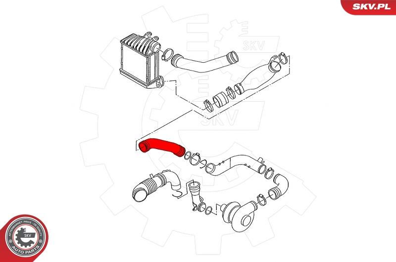 Esen SKV 43SKV403 - Трубка нагнітається повітря autozip.com.ua