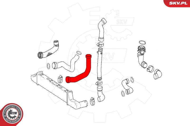 Esen SKV 43SKV411 - Трубка нагнітається повітря autozip.com.ua