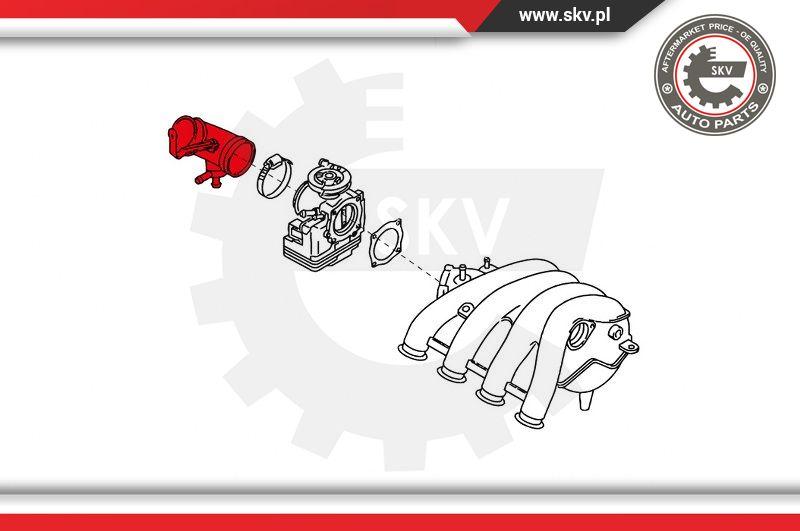 Esen SKV 24SKV500 - Рукав повітрозабірника, повітряний фільтр autozip.com.ua