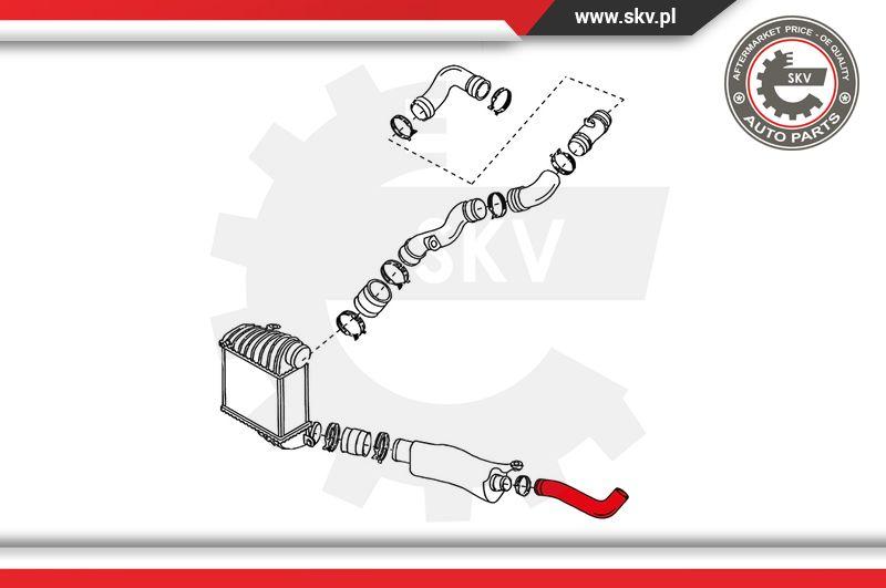 Esen SKV 24SKV040 - Трубка нагнітається повітря autozip.com.ua