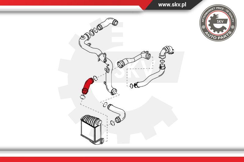 Esen SKV 24SKV041 - Трубка нагнітається повітря autozip.com.ua