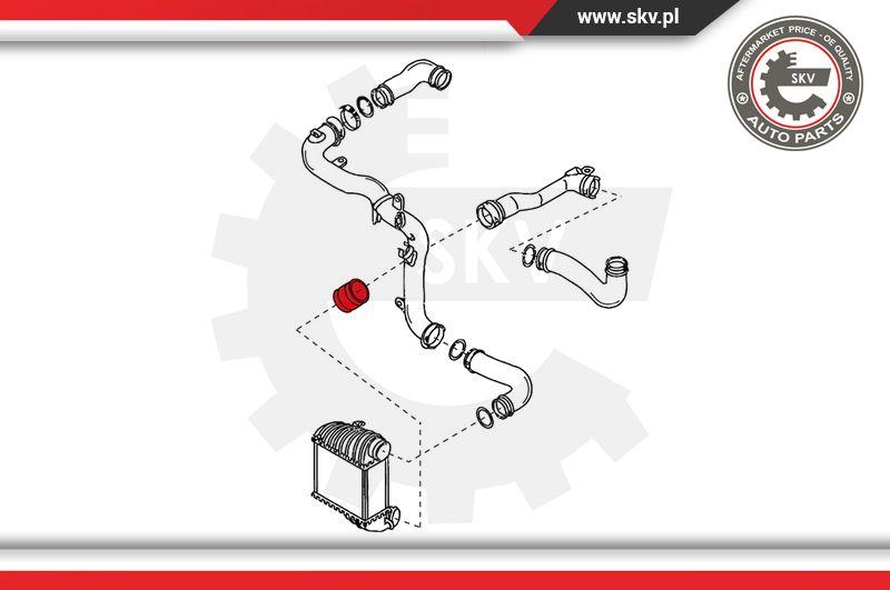 Esen SKV 24SKV042 - Трубка нагнітається повітря autozip.com.ua