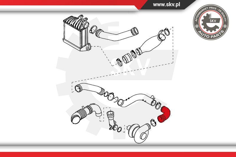 Esen SKV 24SKV160 - Трубка нагнітається повітря autozip.com.ua