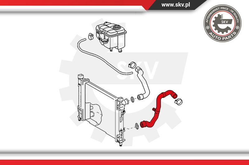 Esen SKV 24SKV293 - Шланг радіатора autozip.com.ua
