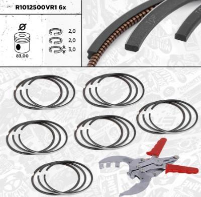 ET Engineteam R1012500VR1 - Комплект поршневих кілець autozip.com.ua