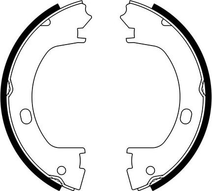 E.T.F. 09-0720 - Комплект гальм, барабанний механізм autozip.com.ua