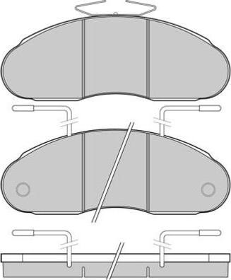 E.T.F. 12-5307 - Гальмівні колодки, дискові гальма autozip.com.ua