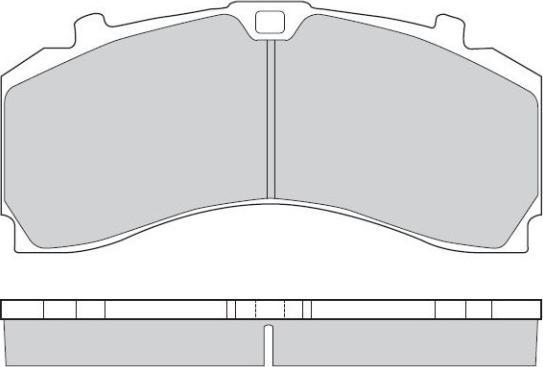 DT Spare Parts 06 316 - Гальмівні колодки, дискові гальма autozip.com.ua