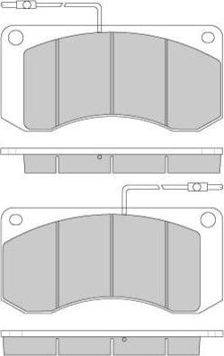 E.T.F. 12-5241 - Гальмівні колодки, дискові гальма autozip.com.ua