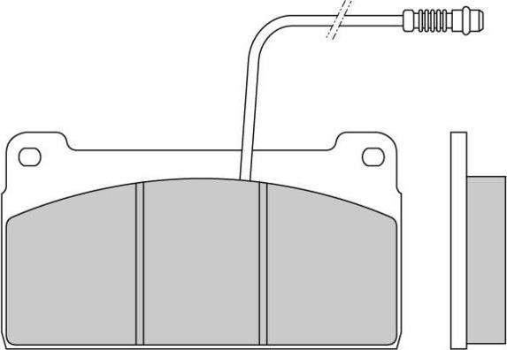 TRW Engine Component GDB971 - Гальмівні колодки, дискові гальма autozip.com.ua