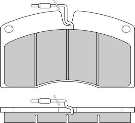 E.T.F. 12-5262 - Гальмівні колодки, дискові гальма autozip.com.ua
