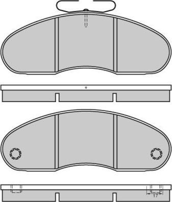 E.T.F. 12-5224 - Гальмівні колодки, дискові гальма autozip.com.ua