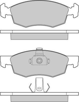 E.T.F. 12-0951 - Гальмівні колодки, дискові гальма autozip.com.ua