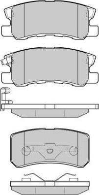 E.T.F. 12-0965 - Гальмівні колодки, дискові гальма autozip.com.ua