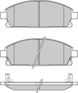OEMparts V9118N070 - Гальмівні колодки, дискові гальма autozip.com.ua