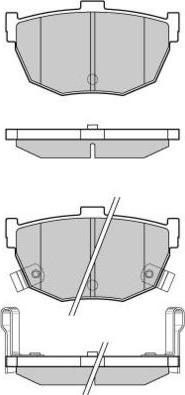 E.T.F. 12-0967 - Гальмівні колодки, дискові гальма autozip.com.ua