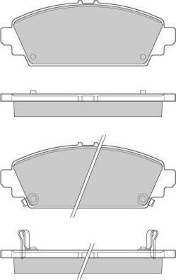 E.T.F. 12-0904 - Гальмівні колодки, дискові гальма autozip.com.ua