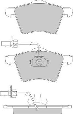 E.T.F. 12-0900 - Гальмівні колодки, дискові гальма autozip.com.ua