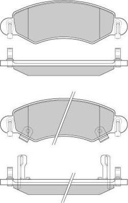 E.T.F. 12-0907 - Гальмівні колодки, дискові гальма autozip.com.ua