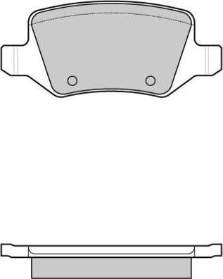 E.T.F. 12-0983 - Гальмівні колодки, дискові гальма autozip.com.ua