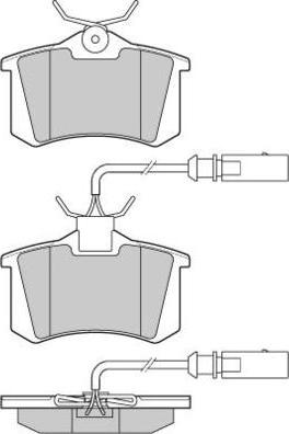 E.T.F. 12-0982 - Гальмівні колодки, дискові гальма autozip.com.ua