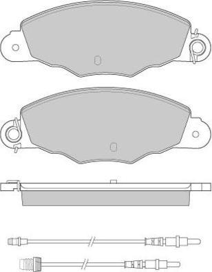 E.T.F. 12-0930 - Гальмівні колодки, дискові гальма autozip.com.ua