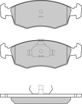 E.T.F. 12-0499 - Гальмівні колодки, дискові гальма autozip.com.ua