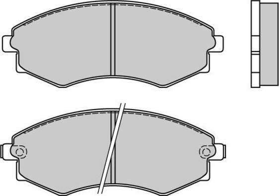 E.T.F. 12-0494 - Гальмівні колодки, дискові гальма autozip.com.ua