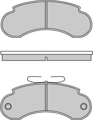 E.T.F. 12-0490 - Гальмівні колодки, дискові гальма autozip.com.ua