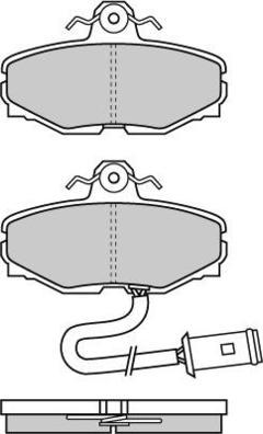 E.T.F. 12-0454 - Гальмівні колодки, дискові гальма autozip.com.ua