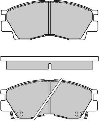 E.T.F. 12-0453 - Гальмівні колодки, дискові гальма autozip.com.ua