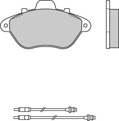 E.T.F. 12-0465 - Гальмівні колодки, дискові гальма autozip.com.ua