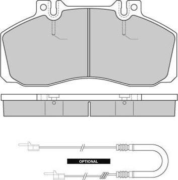 E.T.F. 12-0409 - Гальмівні колодки, дискові гальма autozip.com.ua