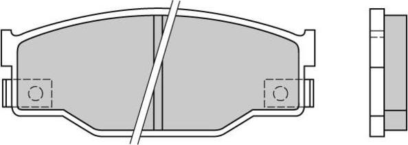 E.T.F. 12-0403 - Гальмівні колодки, дискові гальма autozip.com.ua