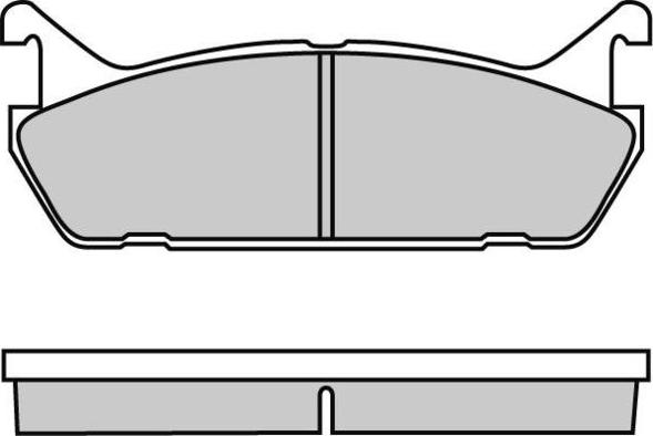 E.T.F. 12-0488 - Гальмівні колодки, дискові гальма autozip.com.ua