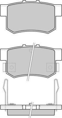 Nipparts 3614005 - Гальмівні колодки, дискові гальма autozip.com.ua