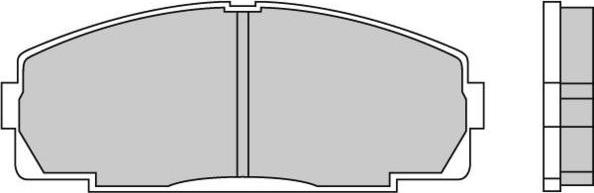 E.T.F. 12-0438 - Гальмівні колодки, дискові гальма autozip.com.ua