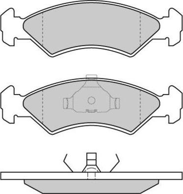 E.T.F. 12-0427 - Гальмівні колодки, дискові гальма autozip.com.ua