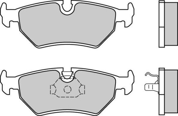 E.T.F. 12-0599 - Гальмівні колодки, дискові гальма autozip.com.ua