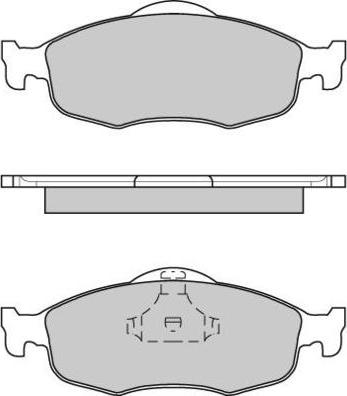 E.T.F. 12-0592 - Гальмівні колодки, дискові гальма autozip.com.ua