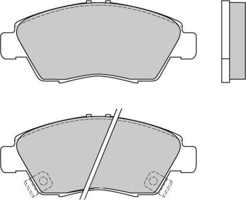 Triscan 0 986 505 948 - Гальмівні колодки, дискові гальма autozip.com.ua